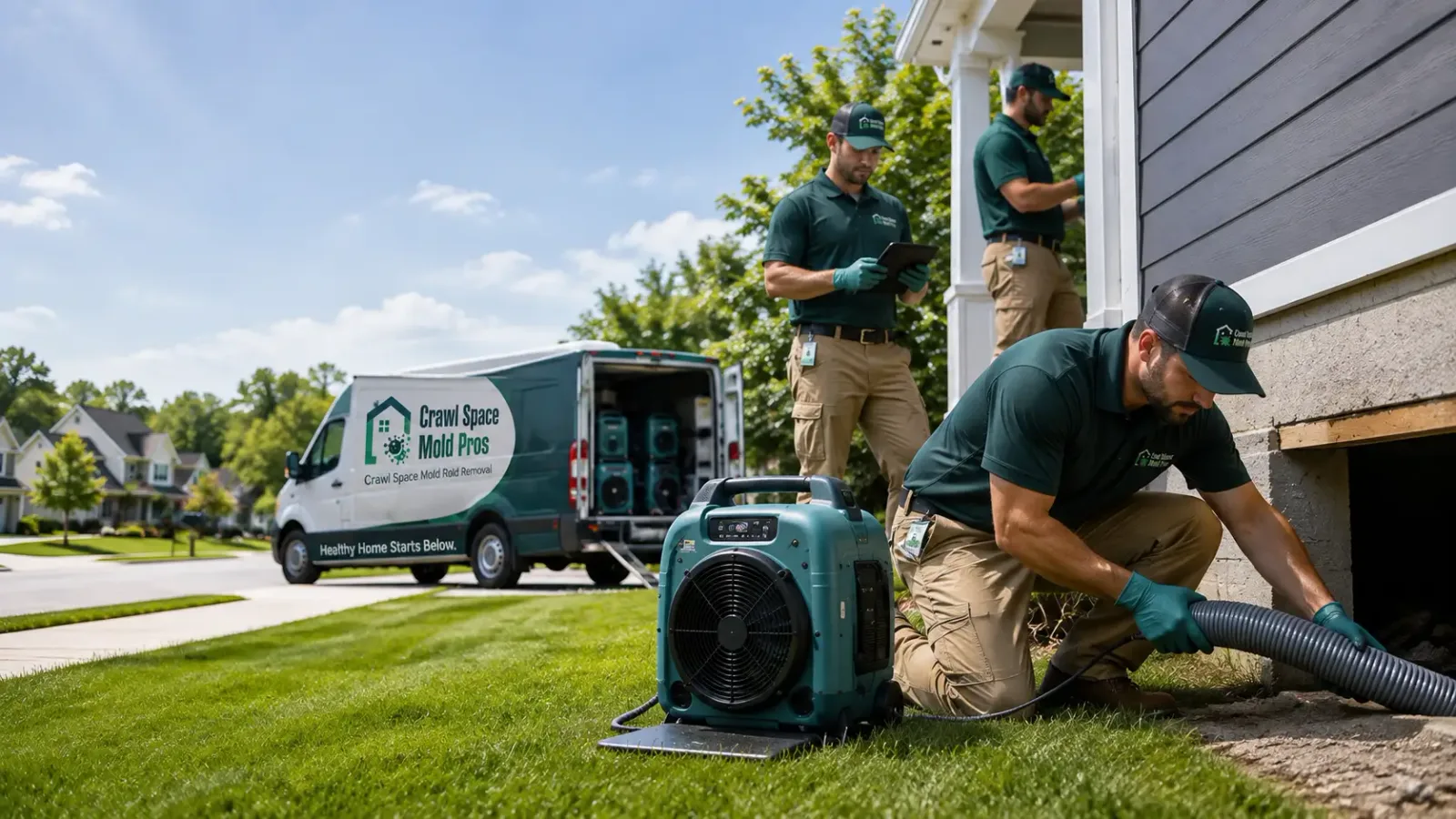 Crawl Space Mold Removal in Lannon, WI